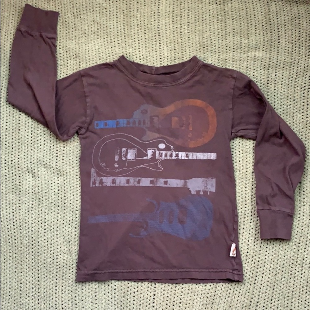 Charlie Rocket vintage guitar shirt. 4t